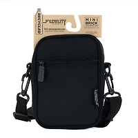 Mini Brick Floral Black Bag