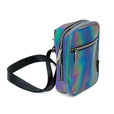 Crossbody Sling Bag Reflective Rainbow
