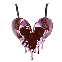 MELTING CHROME HEART TOP