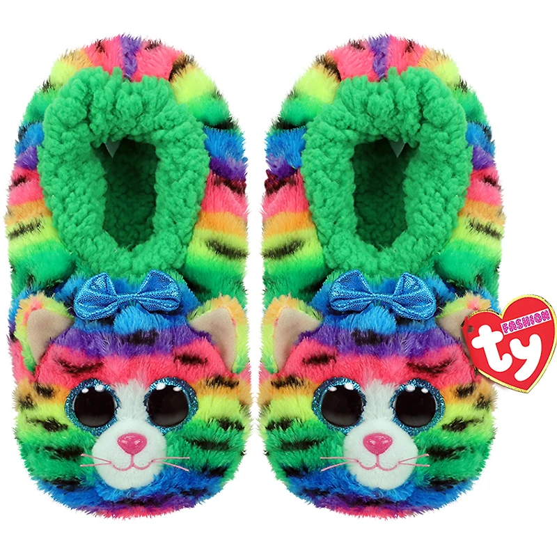 Tigerly Slippers Bow Cat