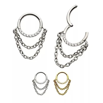 9 Gem Inlay With 2 Chains