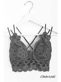 Scalloped Lace Cami Bralette