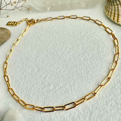 Petit Montmartre Small Paperclip Chain Anklet