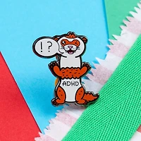 Attention Deferret Hyperactivity Disorder Enamel Pin - ADHD