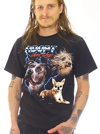 Adopt Don't Shop Tshirt 80s Epic Style