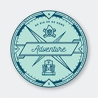 Adventure Compass Sticker