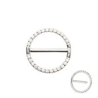 All Around CZ Hoop Nipple Clicker