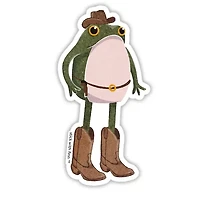 Cowboy Frogson Frog Sticker