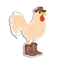 Cowboy Chicken Sticker