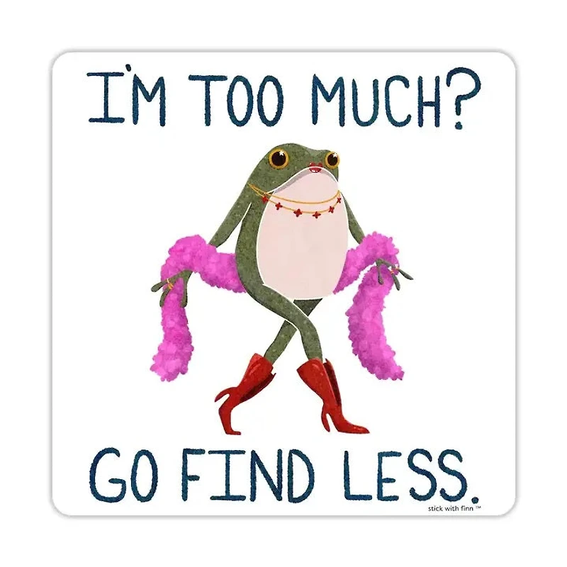 Go Find Less Sticker