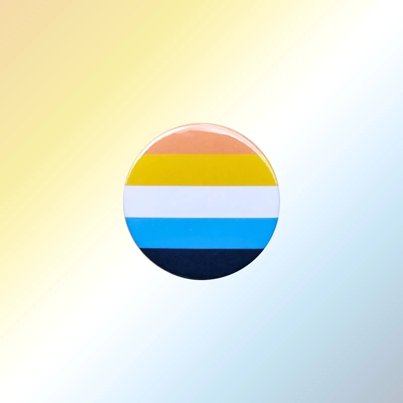 Aroace Flag Pin