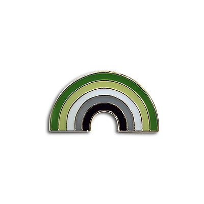Orgullo aromático con forma de arco iris Chapa