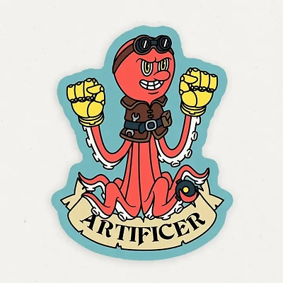Artificer Dungeons And Dragons Vinyl Sticker