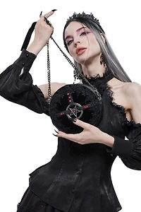 Gothic Black Devil Star Bag
