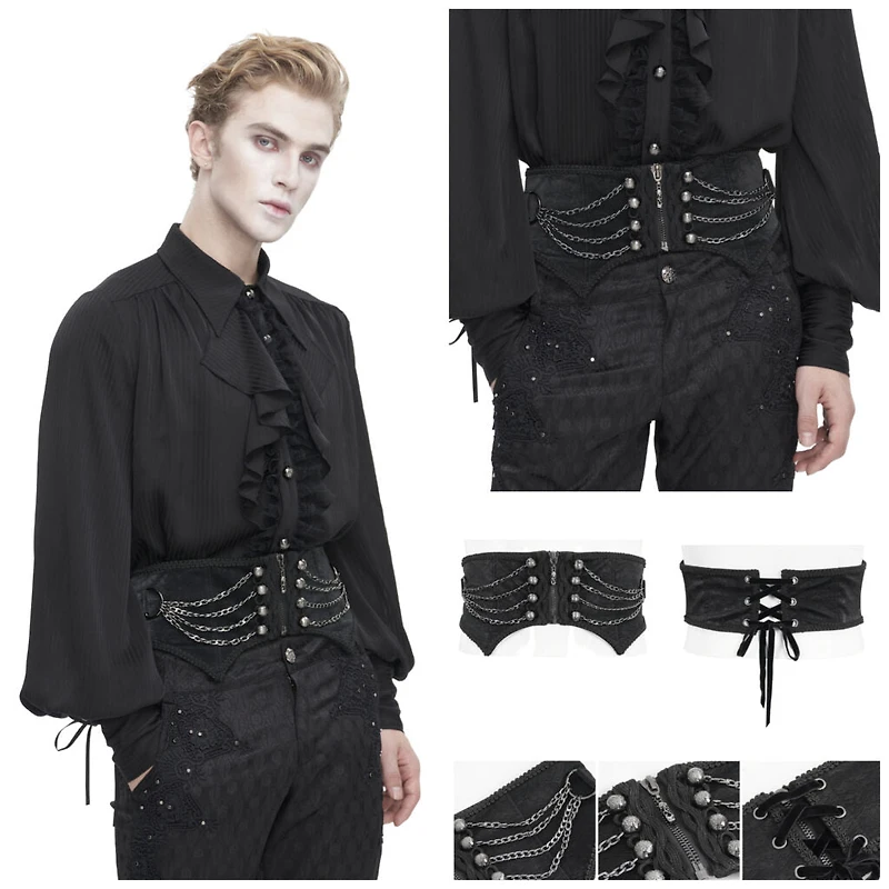 Baroque Girdle With Chains
