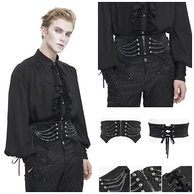 Baroque Girdle With Chains