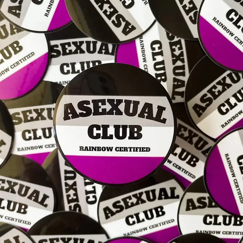Club del Orgullo Asexual Pegatina