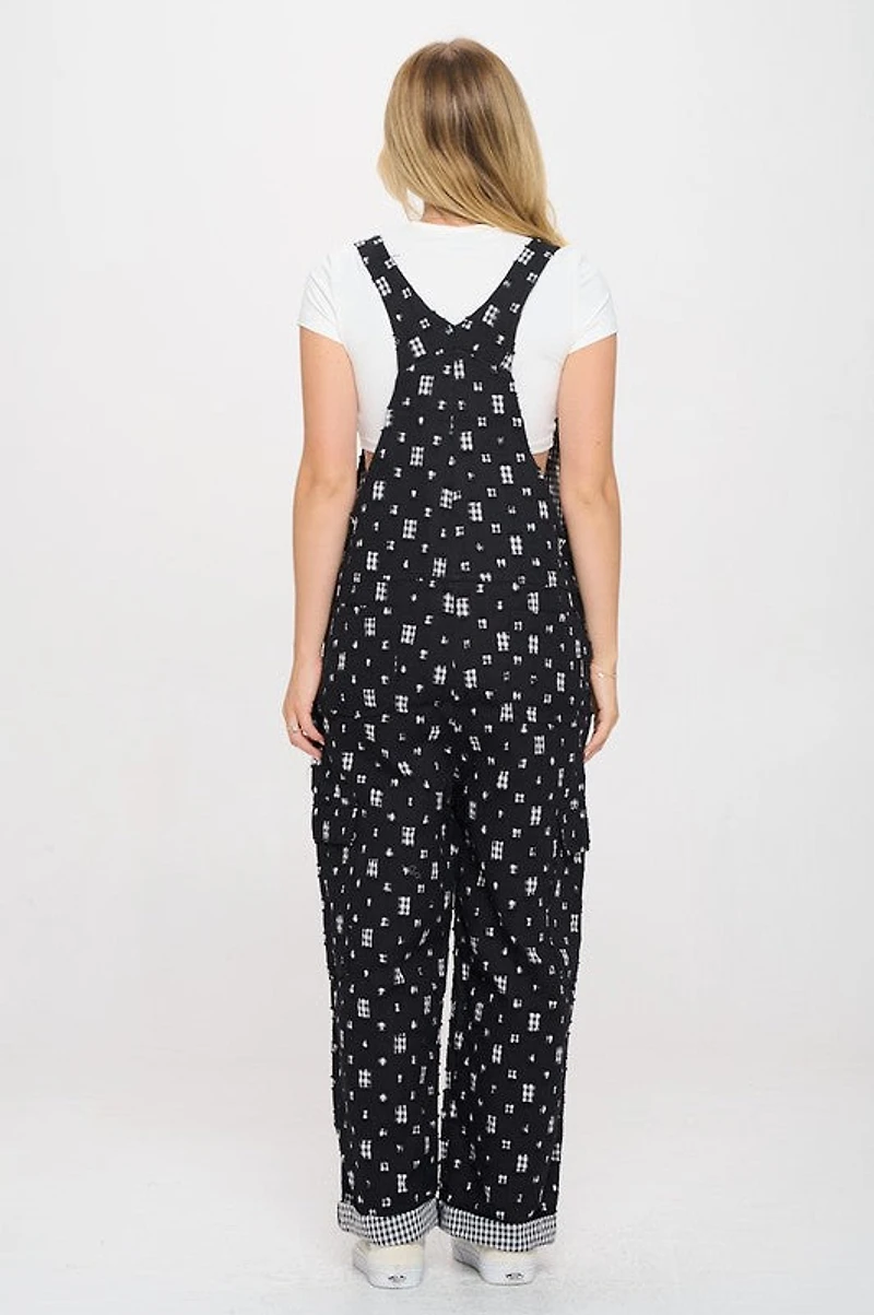PATCH ALL OVER COTTON OVERALL