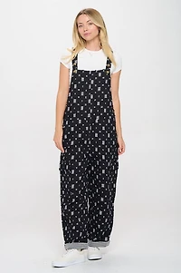 PATCH ALL OVER COTTON OVERALL