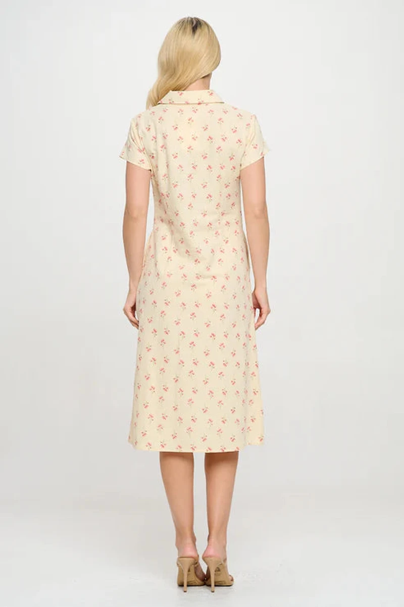 Sweet Cherry Print Dress