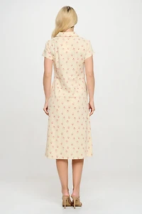 Sweet Cherry Print Dress