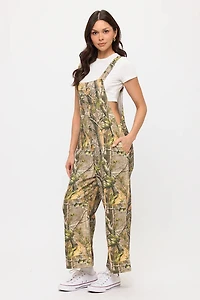 Forest Camoflage Print Overalls