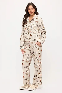 Multi Horse Print Jacket