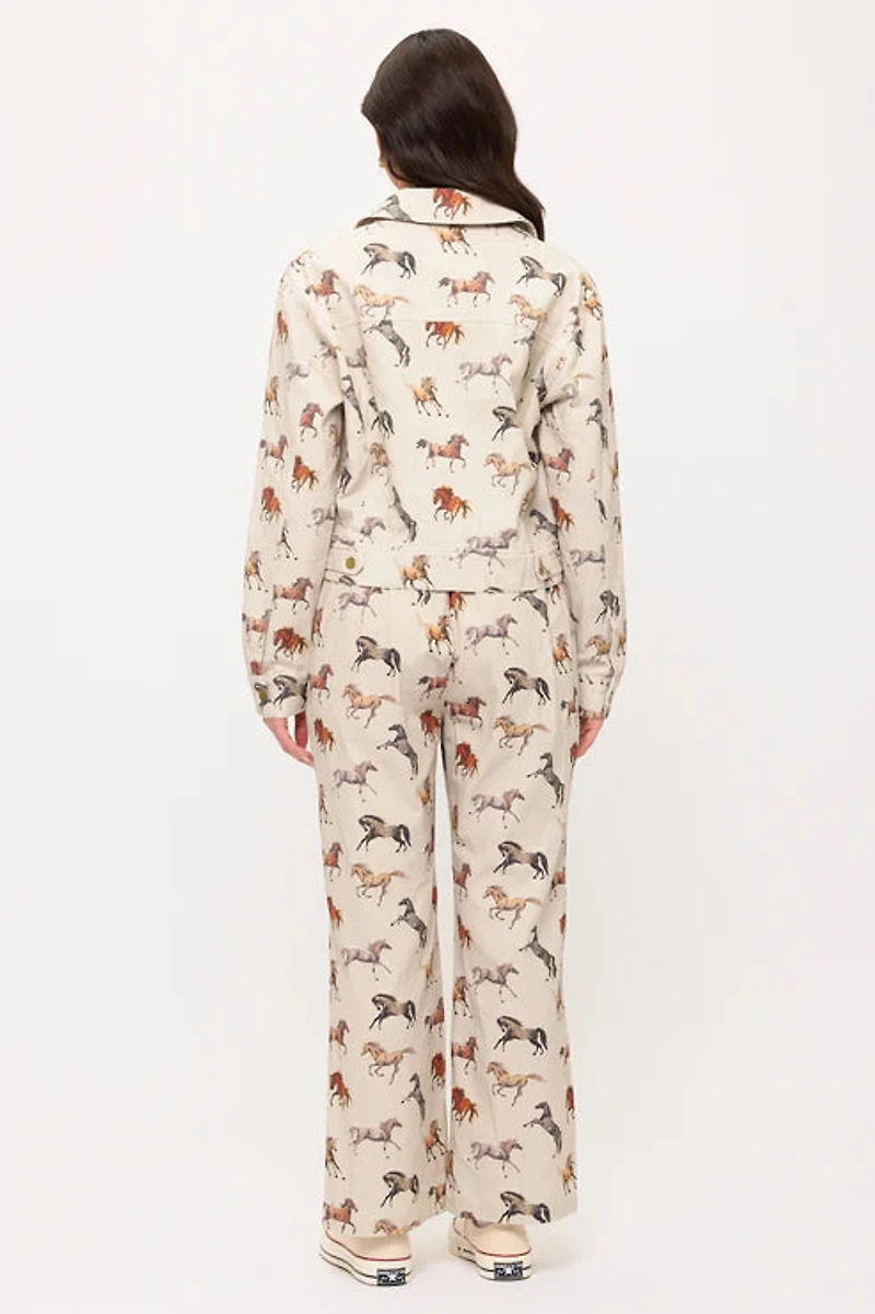 Multi Horse Print Jacket