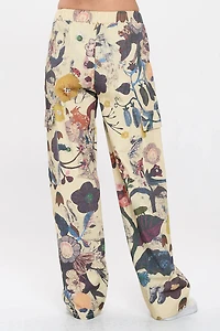 Botanical Cargo Pants