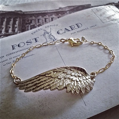 Icarus Red Brass Chain Bracelet