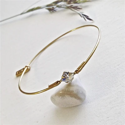 Jules Clear Swarovski Crystal Bracelet