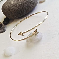 Misguided Arrow Bangle In Gold