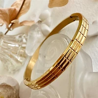 Lloyd Mid-Century Tile Pattern Bangle
