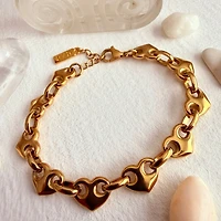Queen of Hearts" Chain Bracelet