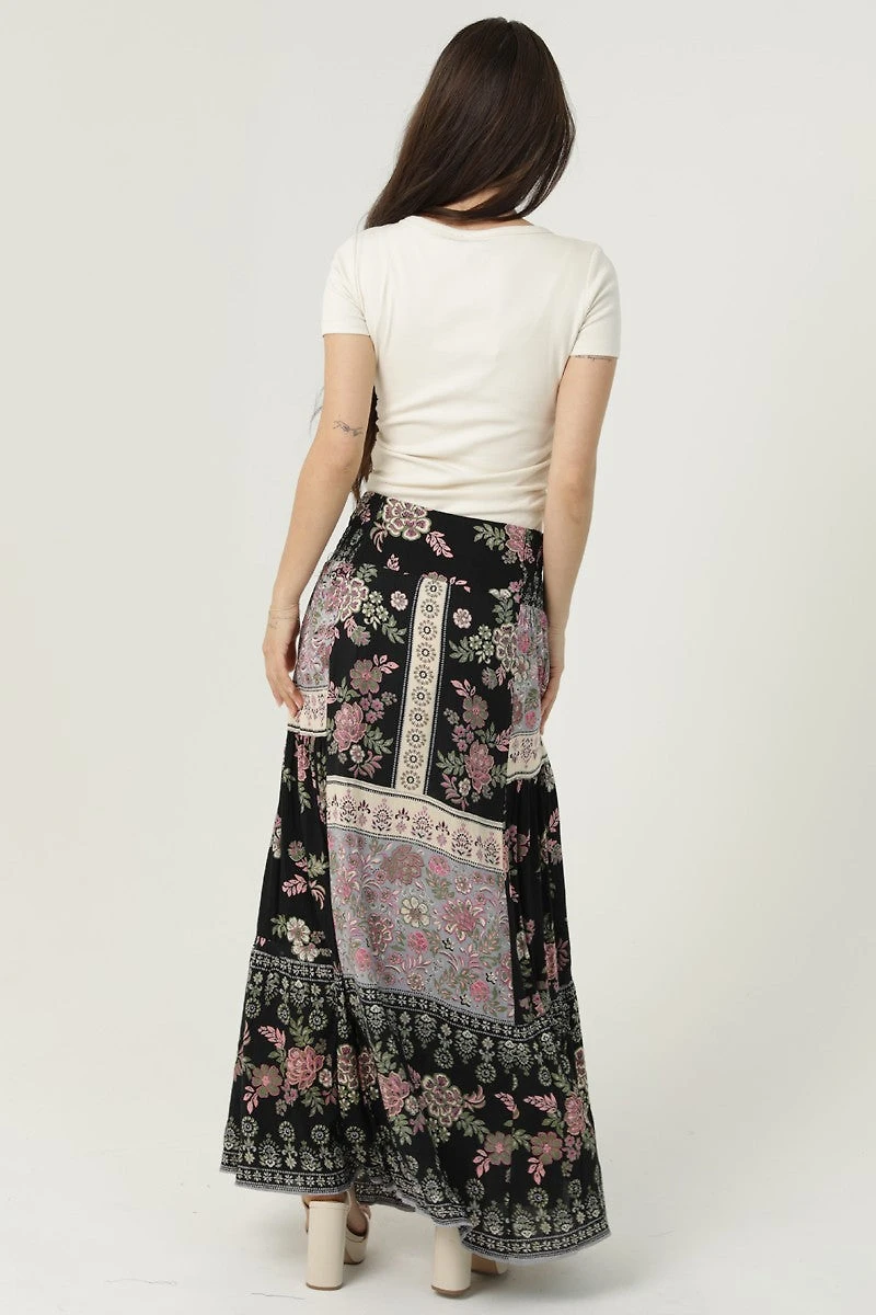 Maxi Skirt With Tie Waist