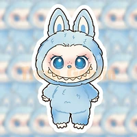 Baby Blue Cloud Vinyl Sticker