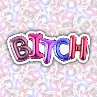 Party Balloon Bitch Sticker