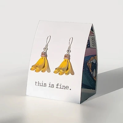 Banana Peel Earrings