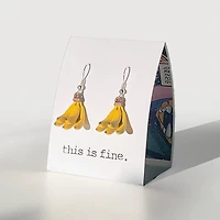 Banana Peel Earrings