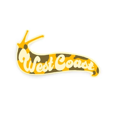 West Coast Banana Slug Sticker