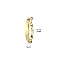 Plain Bar Clicker Navel