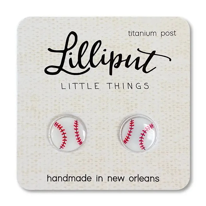 Baseball Earrings // Sports Earrings
