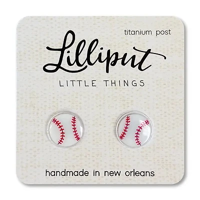Baseball Earrings // Sports Earrings