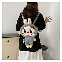 CUTE MONSTER FURRY PLUSH BACKPACK