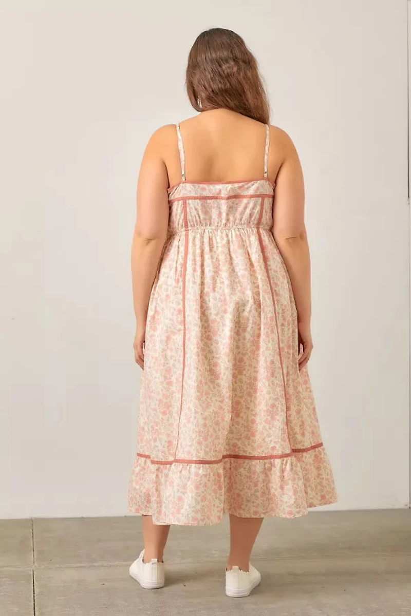 Maxi Dress W Spaghetti Straps