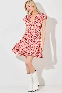 Cherry Print Mini Dress