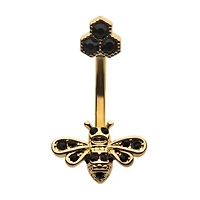 BEE AND HONEYCOMB NAVEL