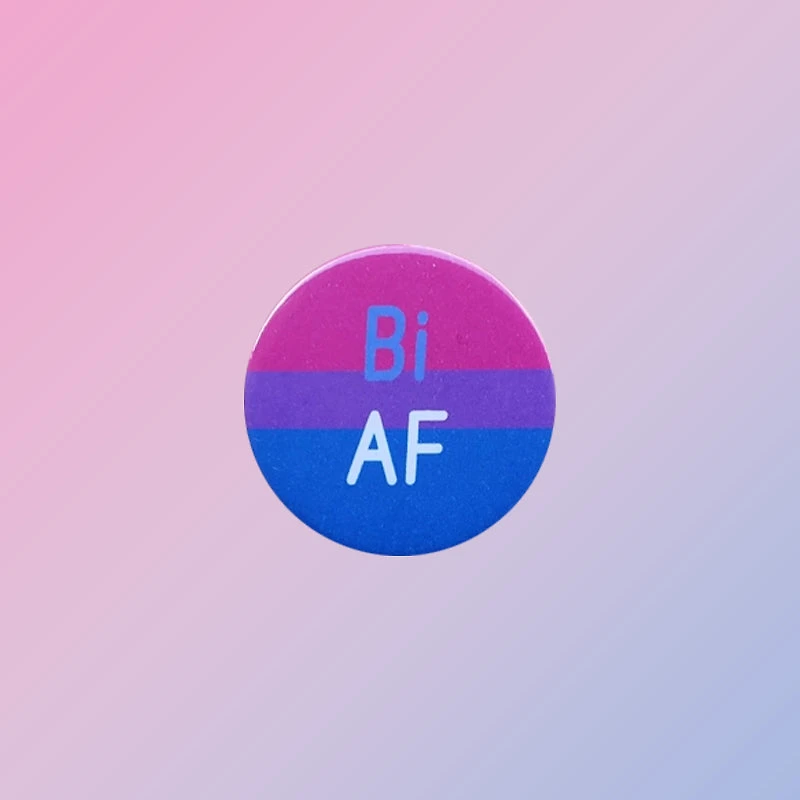 Bi AF Bisexual Pin