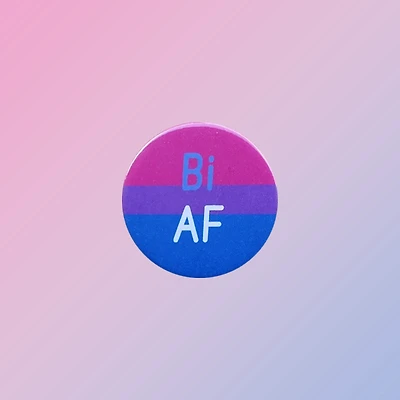 Bi AF Bisexual Pin