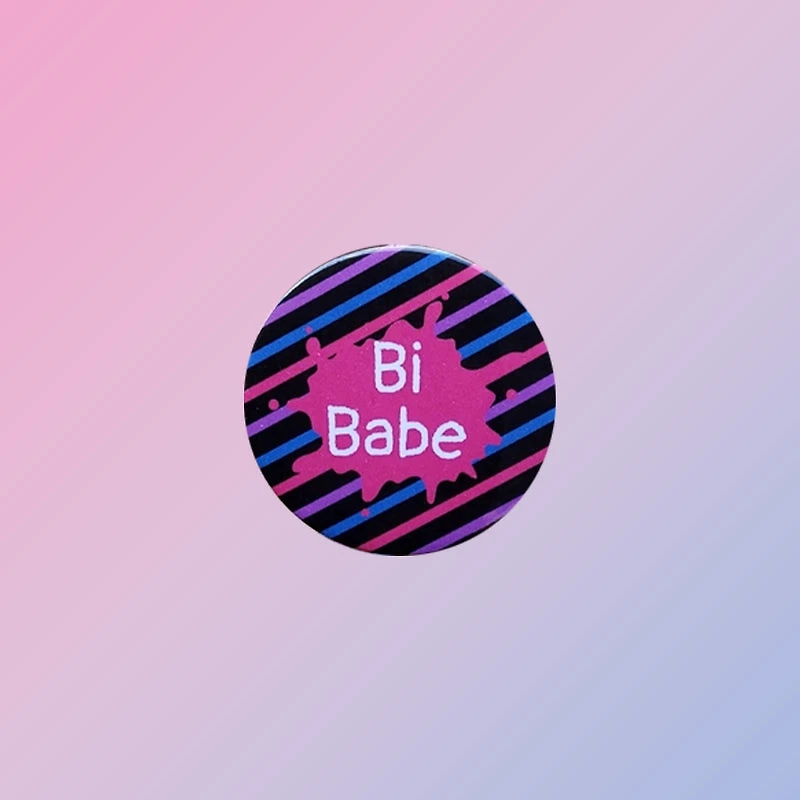 Bi Babe Bisexual Pin